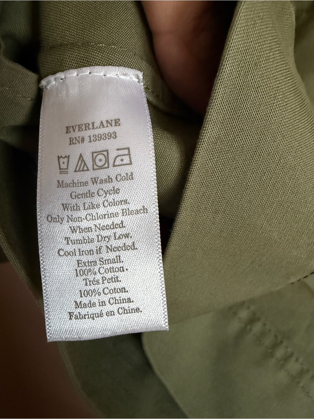 Everlane Khaki Green Utility Field Jacket Size XS - Picture 11 of 11
